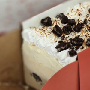 Vanilla & Oreo Ice Cream Cake